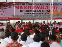 Musrenbangcam Sragi, Bupati Nanang: Pembangunan Harus Mengikutsertakan Seluruh Elemen Masyarakat