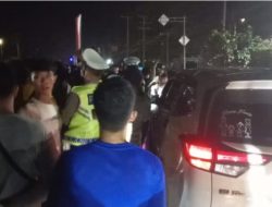 Pengendara Terjebak Macet di Jalan Lintas Sumatra Imbas Demo Karyawan PT. SSH