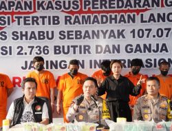 Polda Riau Gagalkan Peredaran 100 Kilogram Sabu