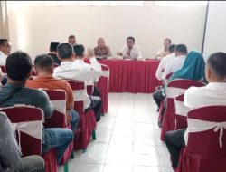 Rakor Kecamatan Katibung, Abdul Rahman Sosialisasikan Surat Edaran Bupati Lampung Selatan Tentang Penyelenggaraan Hiburan orgen Tunggal
