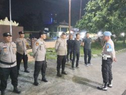 Polsek Sidomulyo Gelar Apel dan Patroli Antisipasi Gukamtibmas Malam Minggu Cegah Gangguan Kamtibmas