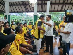 Bacagub Hanan Koordinasi Dengan Pengurus PK dan Pimdes Partai Golkar di Pekalongan Lampung Timur