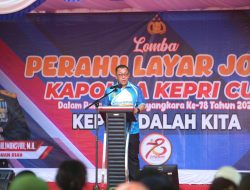 Kapolda Kepri Buka Lomba Perahu Layar Jong Kapolda Kepri Cup