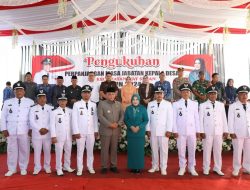 Kepala Desa Se-Kecamatan Way Sulan Terima SK Perpanjangan Masa Jabatan