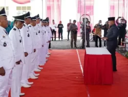 Bupati Lampung Selatan Kukuhkan 11 Kepala Desa di Kecamatan Katibung