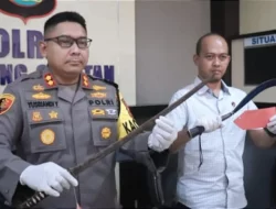 Polres Lamsel Amankan Dua Tersangka Tawuran di Kecamatan Rajabasa