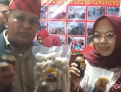 Singgah di Stand Desa Sukajaya: Bupati Nanang Disuguhi Aneka Makanan Buatan UMKM Desa Sukajaya 