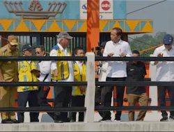 Presiden Jokowi Resmikan Bendungan Marga Tiga Di Lampung Timur