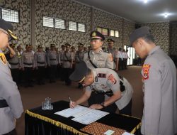 Posisi Empat Jabatan Penting di Serah Terimakan oleh Kapolres Lamsel AKBP Yusriandi Yusrin