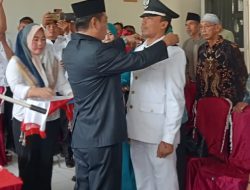 Camat Katibung Lantik Muhamad Hasan SE. Sebagai PJ Kades Karya Tunggal 