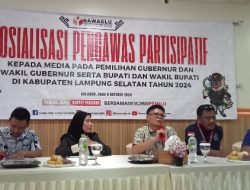 Bawaslu Lamsel Gelar Sosialisasi Pengawas Partisipatif Media