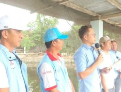 Warga Katibung Antusias Ikuti Mancing Gratis, Bersama Cabup Radityo Egi Pratama- Syaiful Anwar