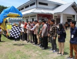 TNI-POLRI Kawal Ketat Pendistribusian Logistik Pilkada dari Gudang KPUD Ke-17 Kecamatan di Lampung Selatan