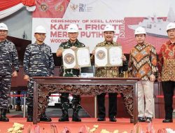 Kemhan dan PT PAL Indonesia Luncurkan Pembangunan Kapal Fregat Merah Putih ke-2