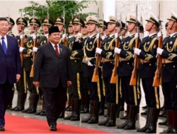Kunjungan Kenegaraan Perdana ke Tiongkok, Presiden Prabowo Disambut Upacara Kenegaraan oleh Xi Jinping