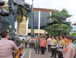 Kodim 0410/KBL Dukung Polresta Bandar Lampung Dalam Kesiapsiagaan Bencana Alam