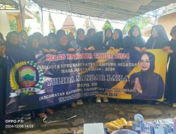 Serap Aspirasi Masyarakat, Anggota DPRD Lamsel Yulida Nandar Laila Gelar Reses Tahun 2024