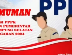 PENGUMUMAN SELEKSI PPPK DI LINGKUNGAN PEMERINTAH KABUPATEN LAMPUNG SELATAN TAHUN ANGGARAN 2024