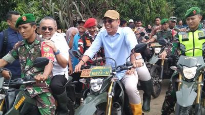 Menko Bidang Pangan RI Salurkan Bantuan Bibit Pertanian dan Bahan Pangan Untuk Korban Banjir di Lampung Selatan