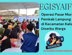 Operasi Pasar Murah Pemkab Lampung Selatan di Kecamatan Kalianda Diserbu Warga