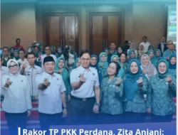 Rakor TP PKK Perdana, Zita Anjani: Lampung Selatan Harus Juara satu