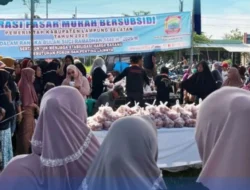 Pasar Murah Pemkab Lampung Selatan Berlanjut di Kecamatan Way Panji