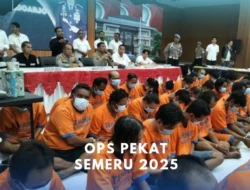 Operasi Pekat Semeru 2025, Polresta Sidoarjo Ungkap 185 Kasus