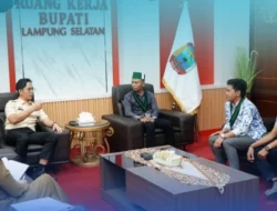 Bupati Lampung Selatan Radityo Egi Pratama Terima Audiensi HMI Cabang Kalianda