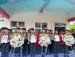 Polri Anugerahi Penghargaan Anumerta untuk Tiga Anggota Polda Lampung yang gugur