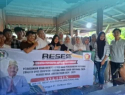 Reses Anggota DPRD Fraksi Partai Gerindra Lampung Timur di Kecamatan Jabung Berjuang Tiada Akhir MAK Tano Kapan Lagi, MAK Gham Sapo Lagi