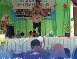 Hadiri Pelepasan Siswa Kelas 6 SD Negeri 2 Transtanjungan, Ini Pesan Kepala Desa Transtanjungan 
