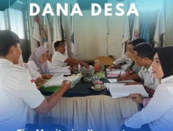 Tim Monitoring Kecamatan Katibung Lakukan Monitoring dan Evaluasi Dana Desa Trans Tanjungan