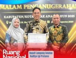 Lampung Selatan Pertahankan Prestasi Nindya di Ajang KLA 2025, Skor Verifikasi Administrasi Meningkat