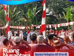 Semangat Membara, Dusun Kawatngangkang Gelar Upacara HUT RI ke-80 dengan Meriah