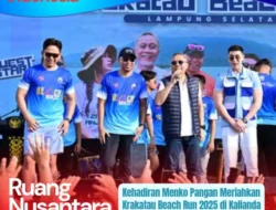 Menko Pangan Hadiri Krakatau Beach Run, Komitmen Dukung Pariwisata Lampung Selatan