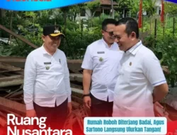 Agus Sartono, Anggota DPRD Lampung Selatan Fraksi PAN, Sigap Bantu Korban Rumah Roboh di Sidomulyo