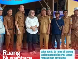 Ketua Komisi III DPRD Lamsel “Turun Gunung” Tinjau Jalan Rusak di Tanjung Sari, Janji Kawal Proposal!