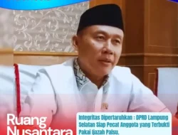 Ijazah Palsu Mengancam Karir Anggota DPRD Lampung Selatan, BK Siap PAW