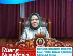 Pokir DPRD Lampung Selatan Aman, Ketua DPRD Usulkan Renovasi Rumah Dinas yang Bocor