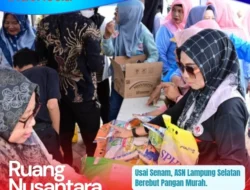 ASN Lampung Selatan Serbu Gelar Pangan Murah Usai Senam, Harga Miring Jadi Rebutan