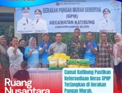 Gerakan Pangan Murah Beras SPHP di Katibung Dipantau Langsung Camat, Harga Terjangkau Jadi Prioritas