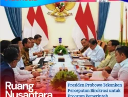 Presiden Prabowo Pimpin Ratas, Percepatan Program Prioritas Jadi Fokus Utama