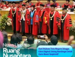 Untag Surabaya Kukuhkan Dua Guru Besar Baru, Perkuat Kontribusi Akademik di Bidang Hukum dan Teknologi