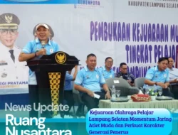 Wabup Syaiful Anwar Buka Kejuaraan Olahraga Pelajar Lampung Selatan: Ajang Cari Bibit Atlet Potensial dan Tanamkan Nilai Sportif