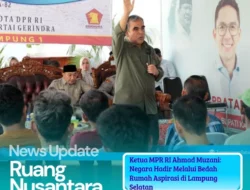 Ketua MPR RI Ahmad Muzani Janjikan Lebih Banyak Rumah Layak Huni, Warga Candipuro Sambut Antusias