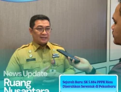 5.884 PPPK Riau Terima SK Pengangkatan Serentak di Stadion Utama Riau