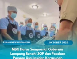 Gubernur Lampung Perketat Pengawasan Dapur Makan Bergizi Gratis Usai Kasus Keracunan