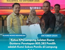 KPU Lampung Selatan Tetapkan 805.283 Pemilih untuk Pemilu Mendatang