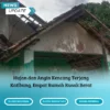 Hujan dan Angin Kencang Terjang Katibung, Empat Rumah Rusak Berat
