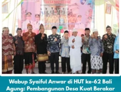 Wabup Syaiful Anwar di HUT ke-62 Bali Agung: Pembangunan Desa Kuat Berakar pada Budaya dan Gotong Royong